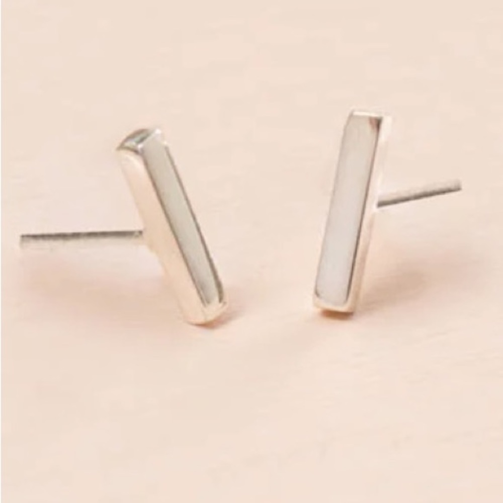 Silver Bar Studs